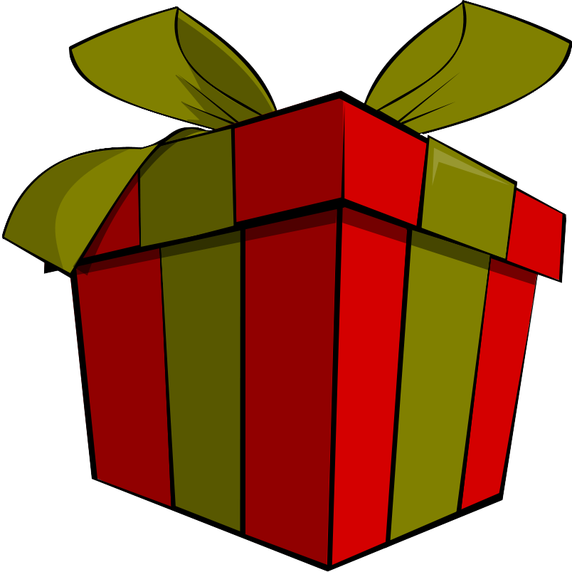 Cute Christmas Present Clipart - Pretty Christmas Svg Files - Free 