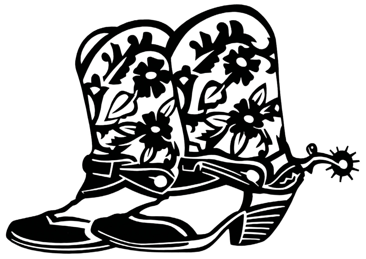 Cowboy Boot Stock Illustration - Download Image Now - Cowboy Boot 