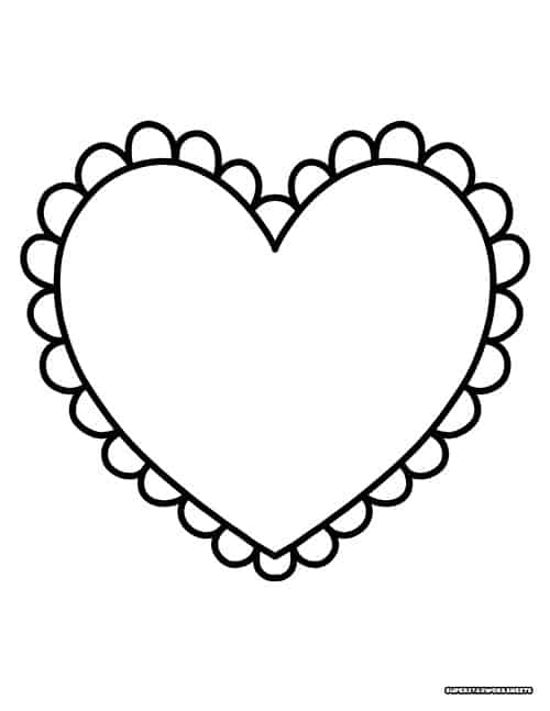 Heart Images To Color Clipart Library - Clip Art Library