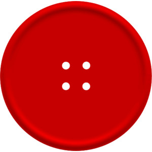 Red Four-Hole Sewing Button - High-Quality Craft & Garment Accessory