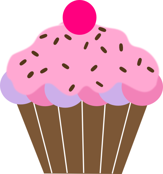 Cute Cupcake Illustration - Free Clipart for Bakery & Party Designs