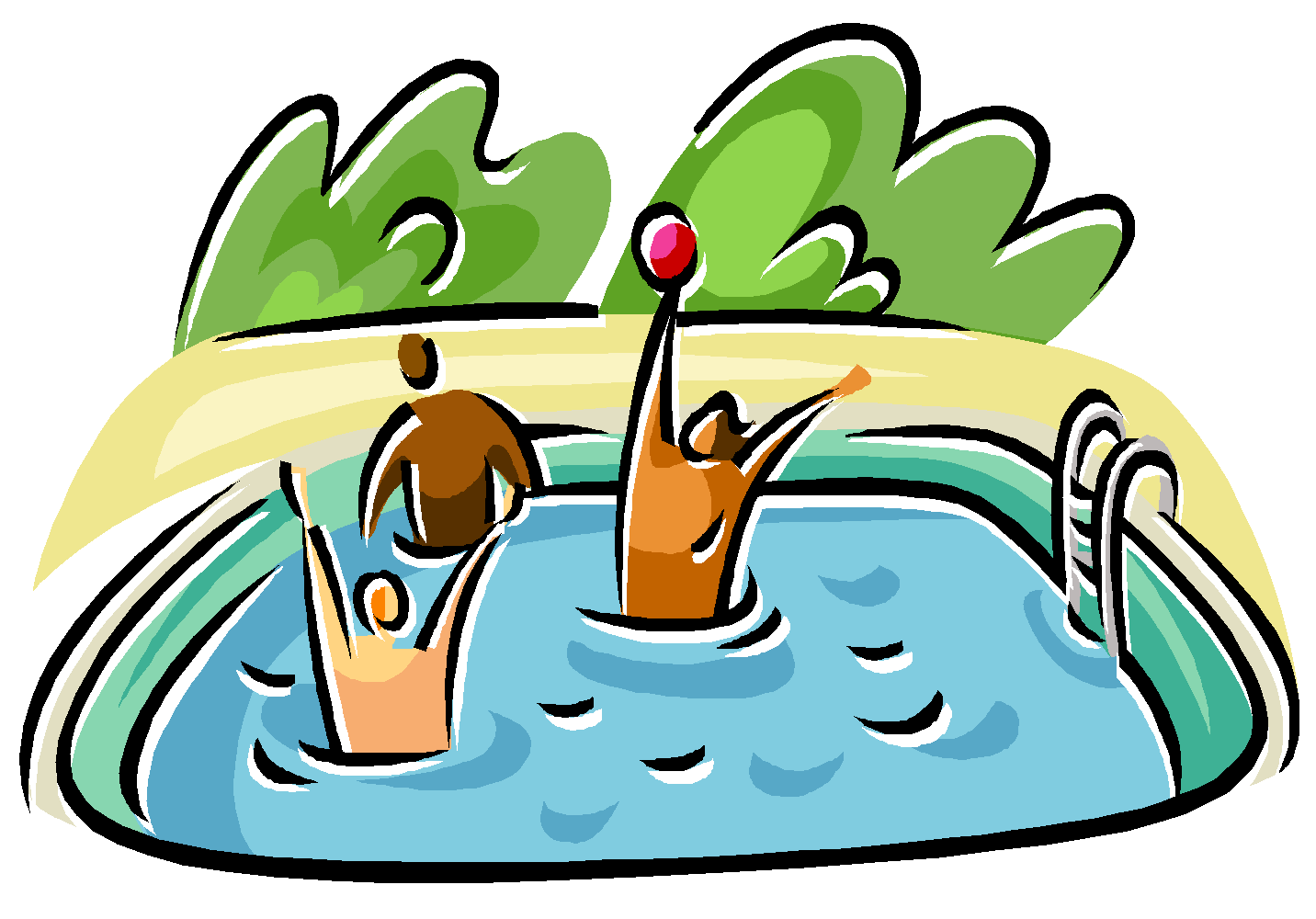 Pool party clipart. Free download transparent .PNG