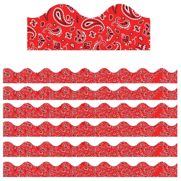 red bandana wallpaper border