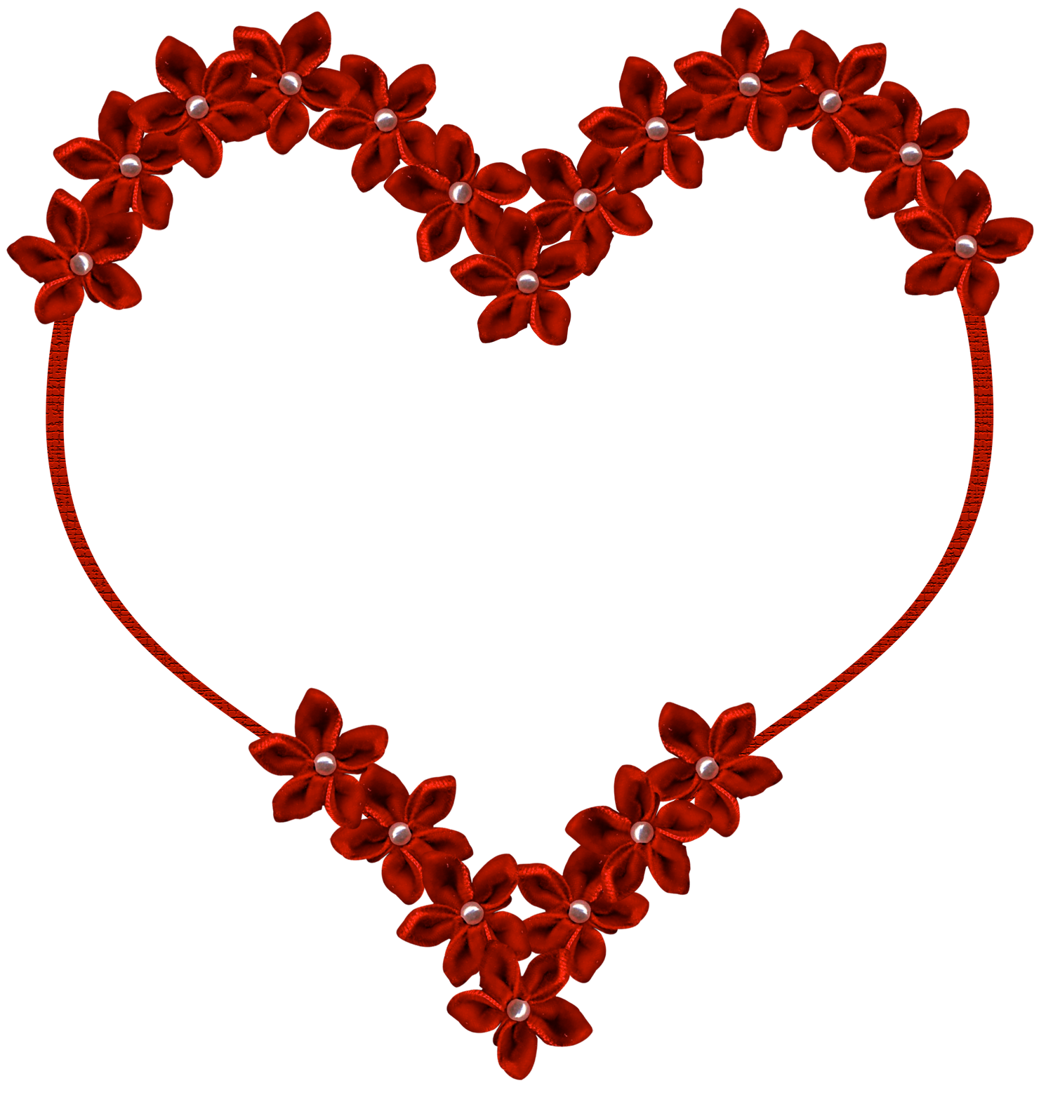 flower hearts - Clip Art Library