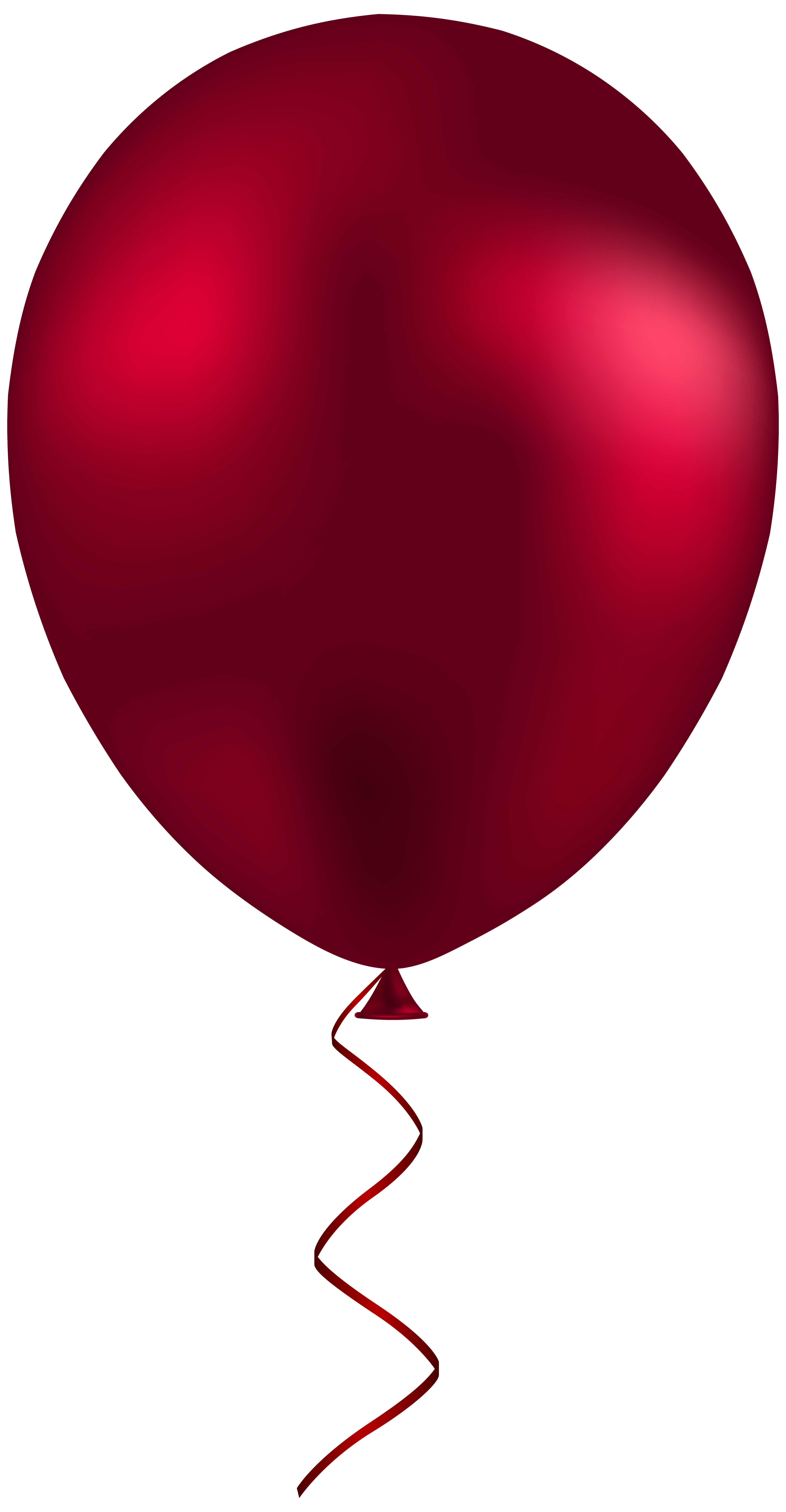 Pretty Looking Red Balloon Clipart Clip Art At Clker - Balloon - Clip ...