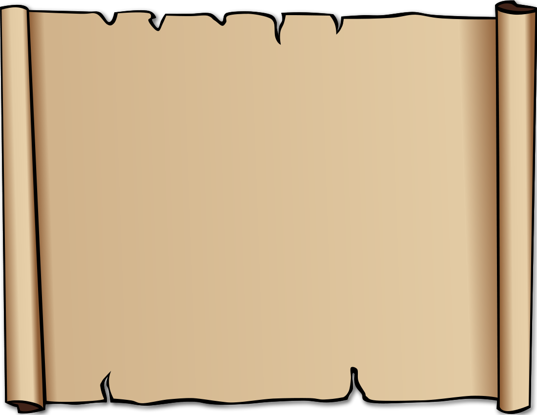 Blank Parchment Scroll Template - Free Download for Historical or Fantasy Design