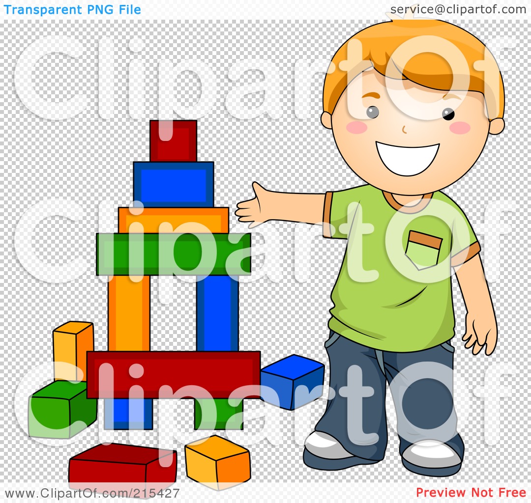 Royalty-Free (RF) Clip Art Illustration of Cartoon Boys Playing