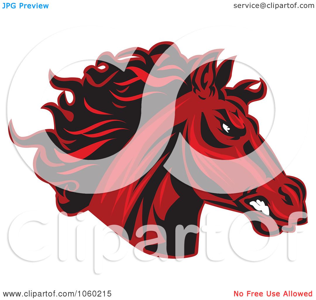 red-horses-clip-art-library