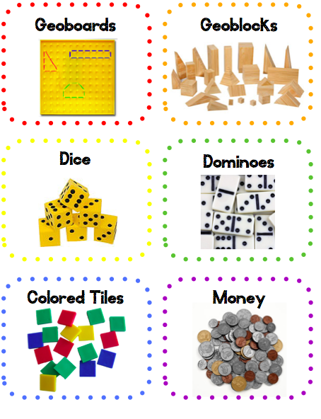 Clip Art: Classroom Manipulatives: Buttons Color