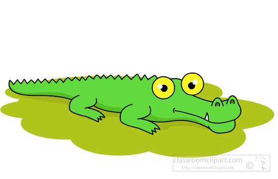 Friendly Cartoon Crocodile Illustration for Kids & Education