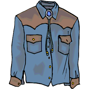 Classic Western Shirt with Bolo Tie - Stylish Cowboy Apparel