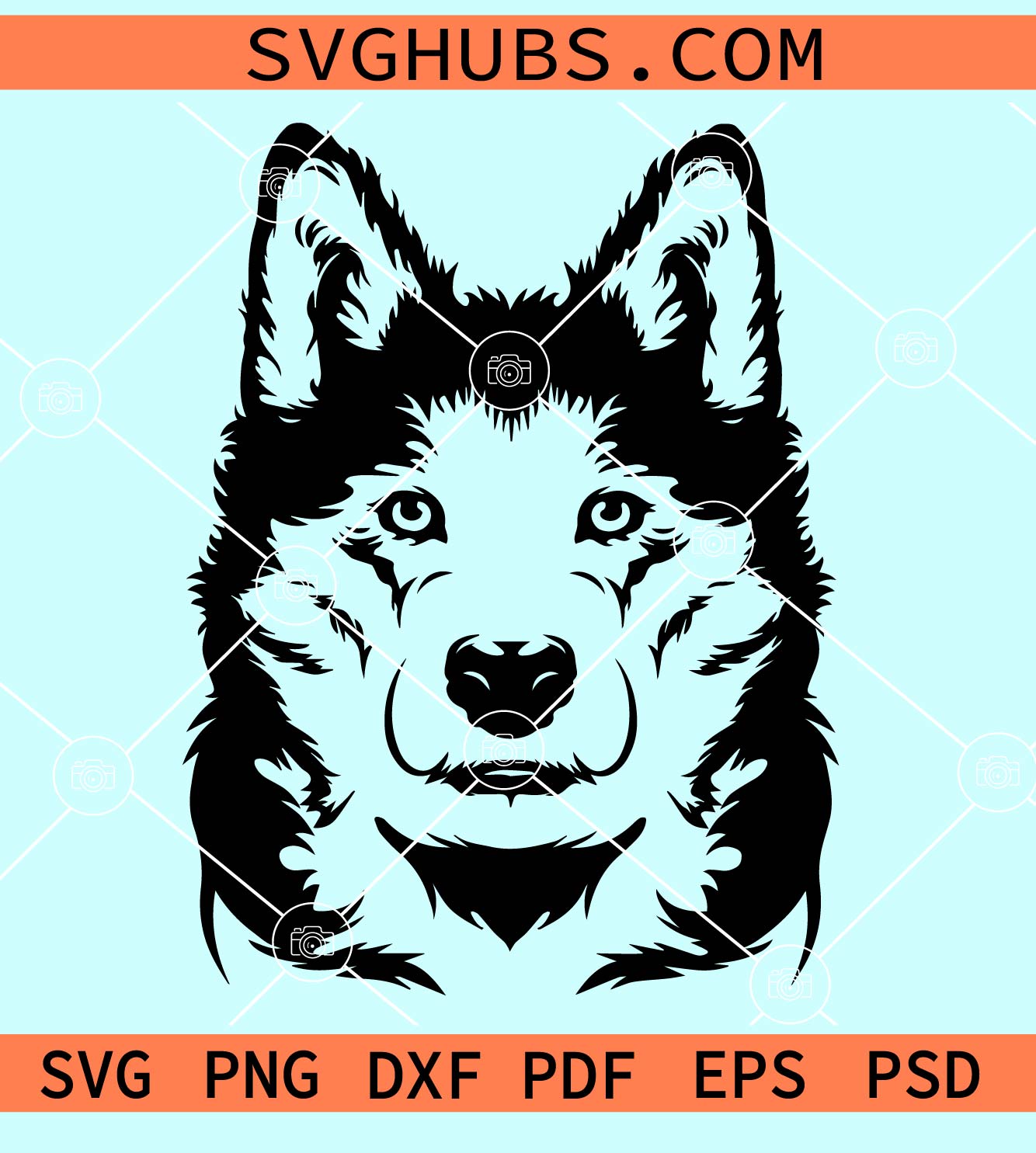 Wolf SVG Cut File - Downloadable Vector for Cricut, Silhouette & Laser Cutting