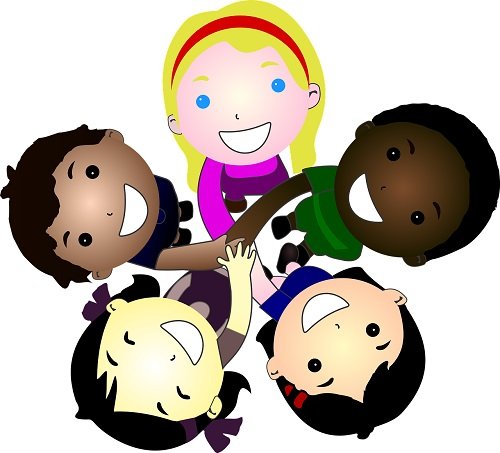 Inclusive Children’s Friendship Circle - Free Clipart for Education & Websites