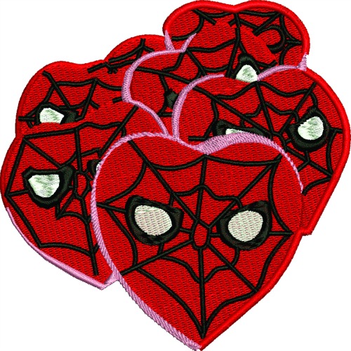 Spiderman Heart SVG, Spider Heart SVG, Superhero Valentine SVG - Clip