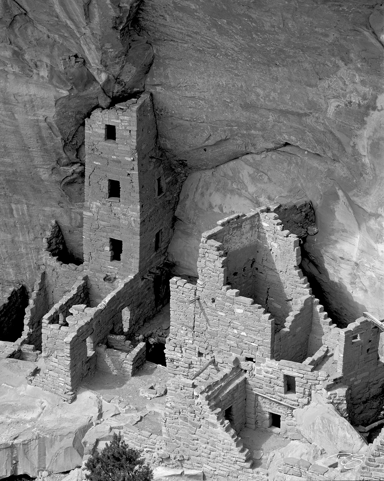 Cliff Palace Ruins at Mesa Verde National Park - Ancient Puebloan Architecture