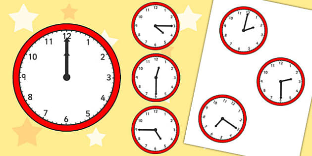 Half Past - Digital Clock Cartoon Clipart, Hd Png Download - Clip Art 