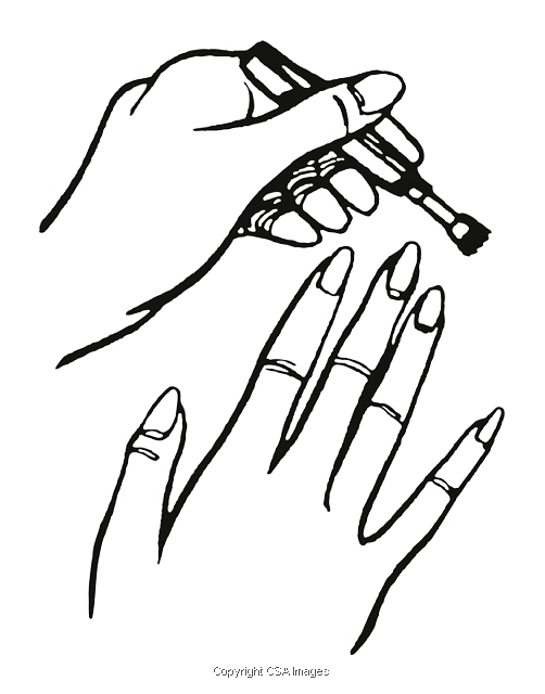 Paint Nails Illustrations & Vectors - Clip Art Library