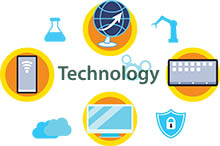 Technology Icons Infographic - Visual Representation of Modern Tech Concepts