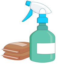 Eco-Friendly Cleaning Spray Bottle with Refill Pack - Sustainable Home Care