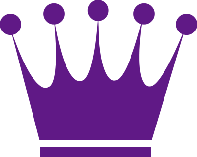 Purple Crown Icon - Royalty, Leadership & Premium Branding Symbol