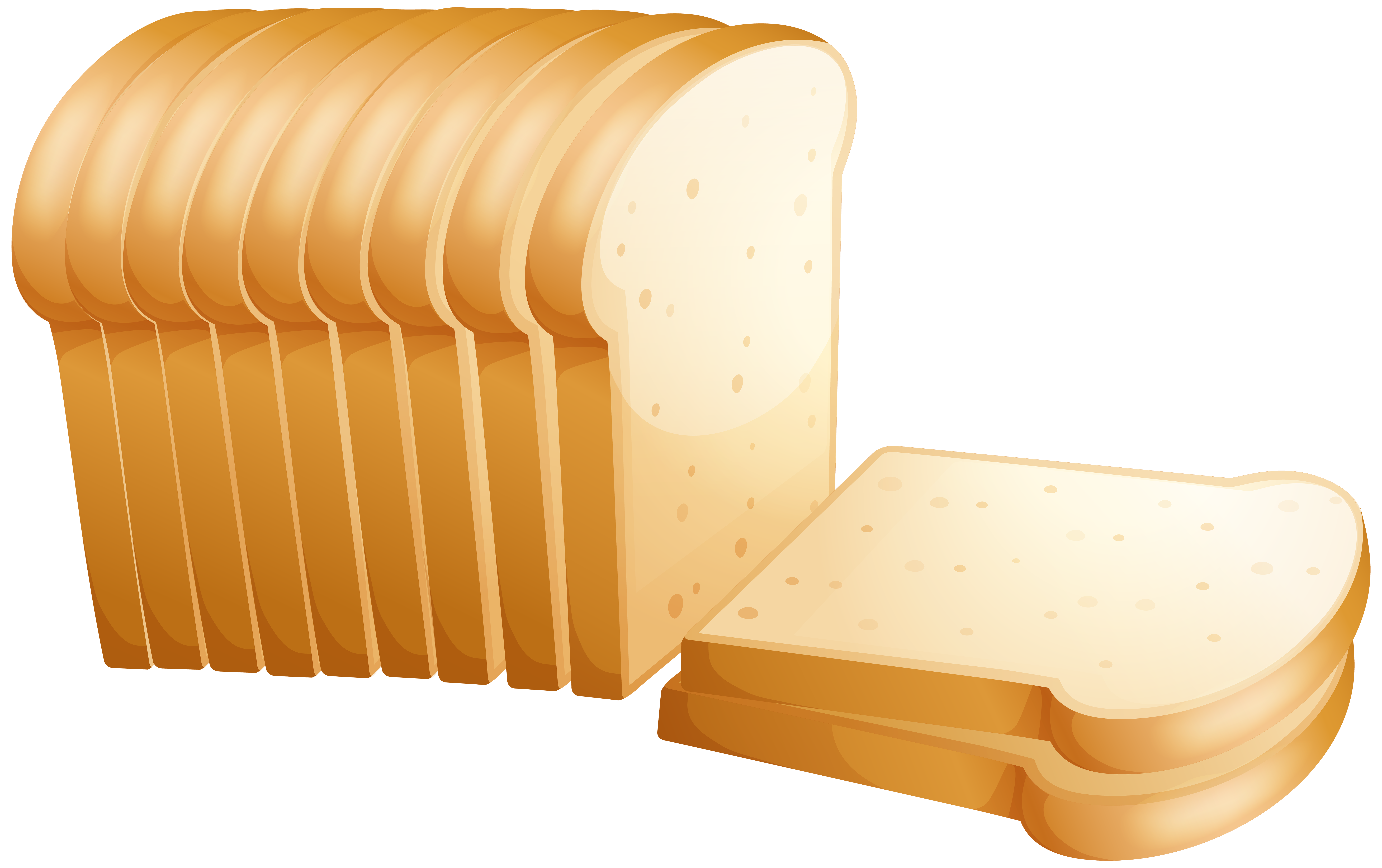 Fresh Sliced White Bread - Soft, Golden Loaf for Sandwiches & Toast