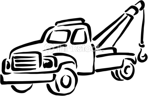 Tow Truck Illustration - Free Clipart for Automotive & Repair Websites