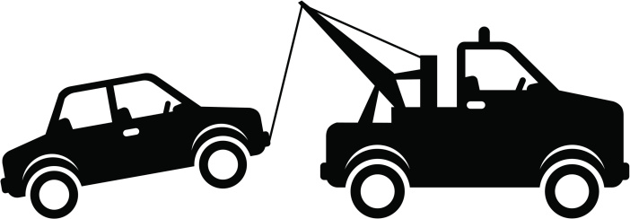 Tow Truck Service Illustration - Vehicle Recovery & Roadside Assistance