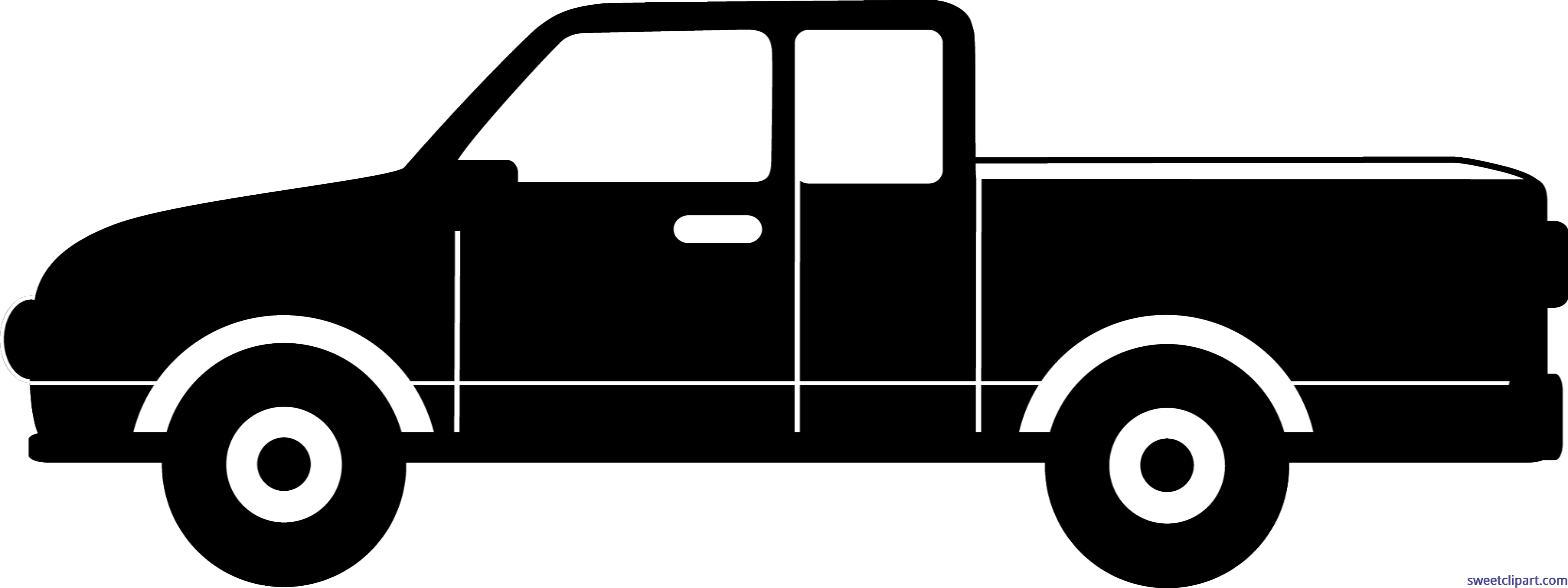 truck silhouettes - Clip Art Library