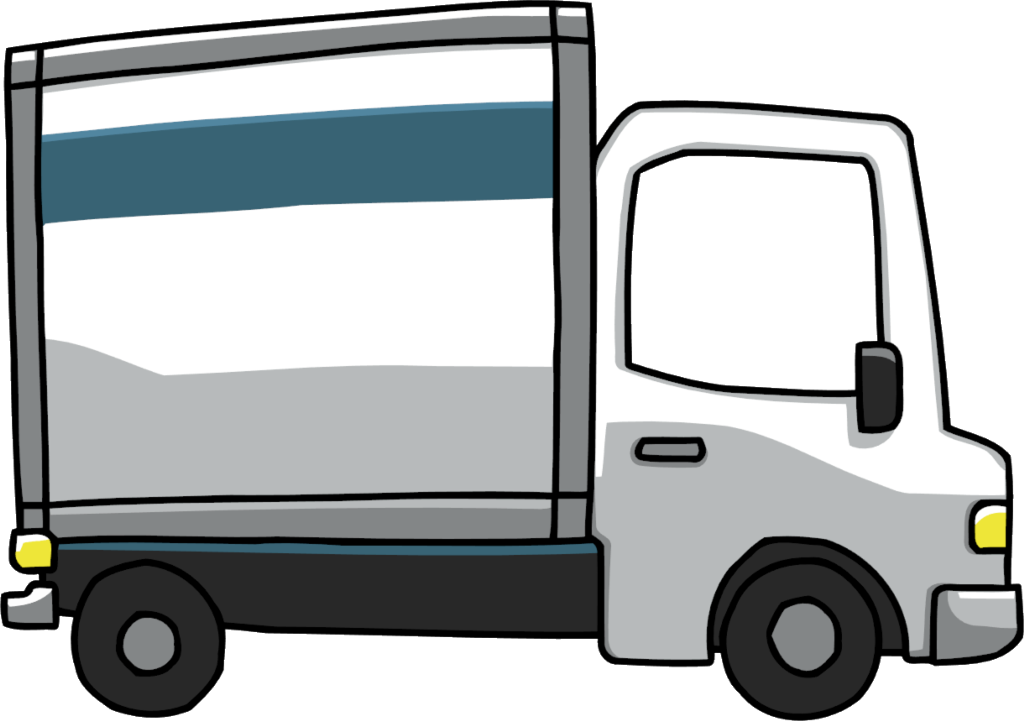 Delivery Truck Illustration - Free Clipart for Logistics & E-commerce Sites