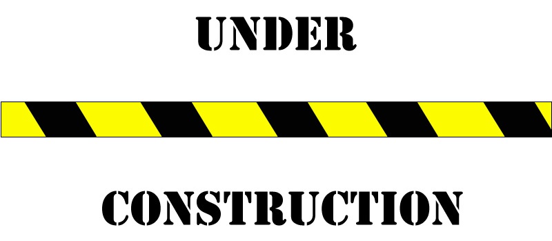 Under Construction Sign - Website Maintenance Notice Template