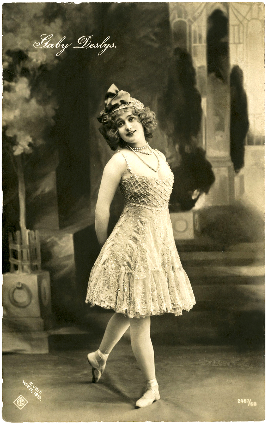Gaby Deslys - Iconic French Dancer & Cabaret Star, 1910 Portrait