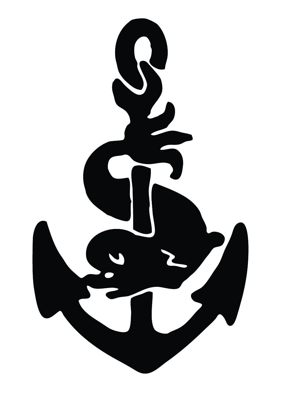 Ornamental Anchor Logo - Nautical Symbol Design for Maritime Brands
