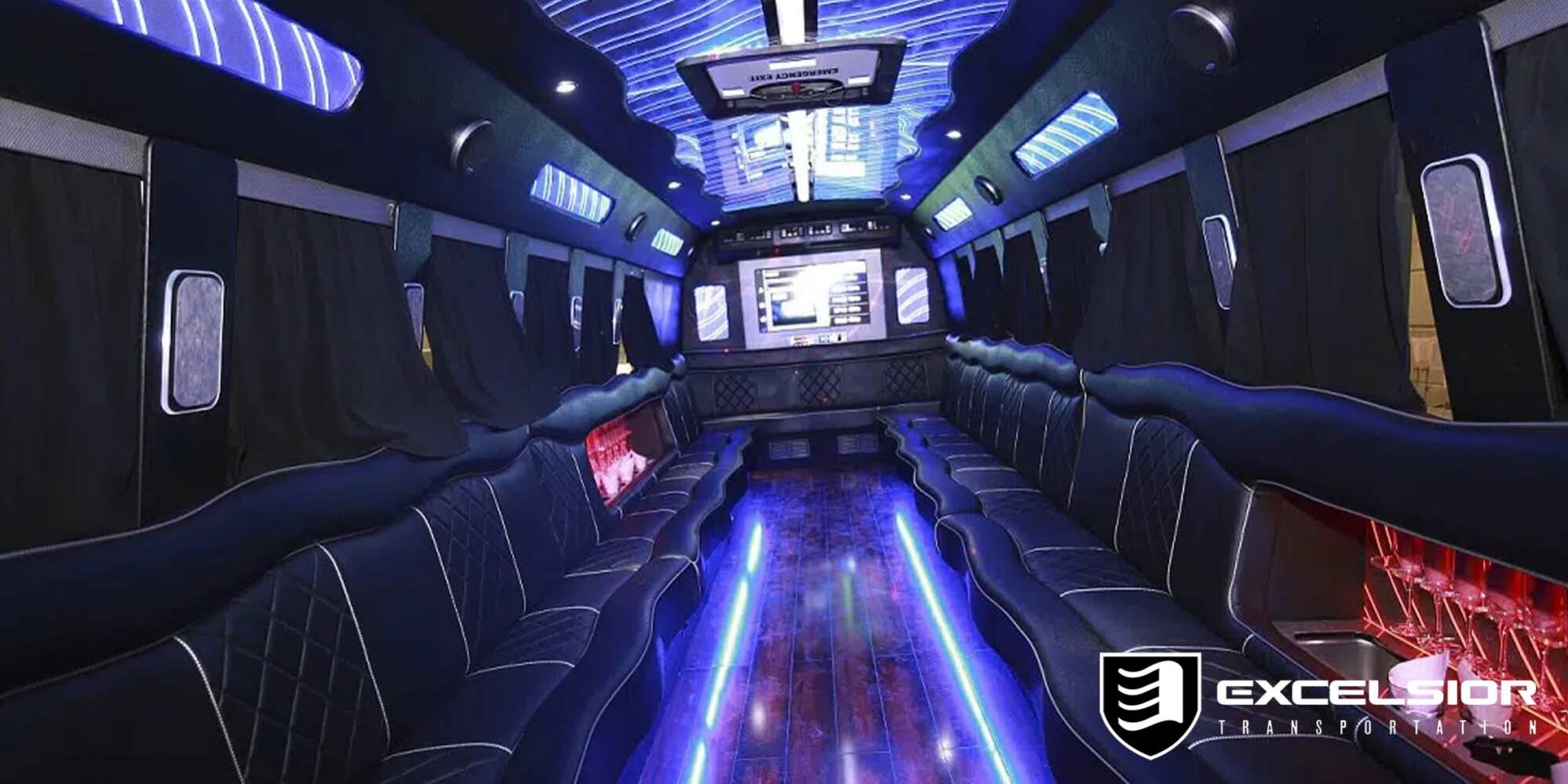 Stream Party Bus Rental in Massachusetts Boston, South Boston Clip