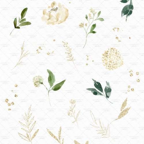 Elegant Watercolor Floral Pattern - Free Download & Design Resource