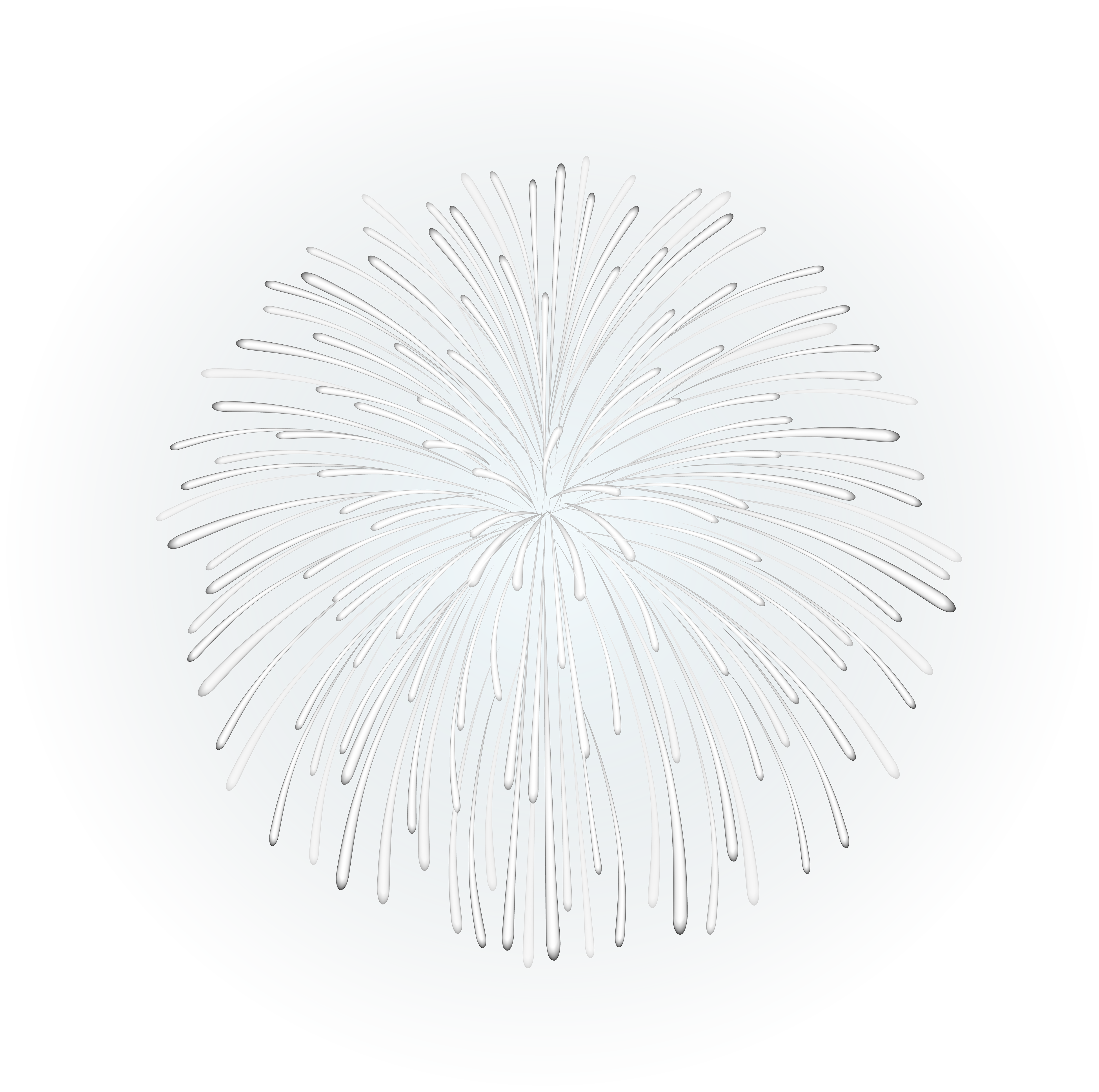 White Fireworks Vector Illustration - High-Resolution PNG & SVG Download