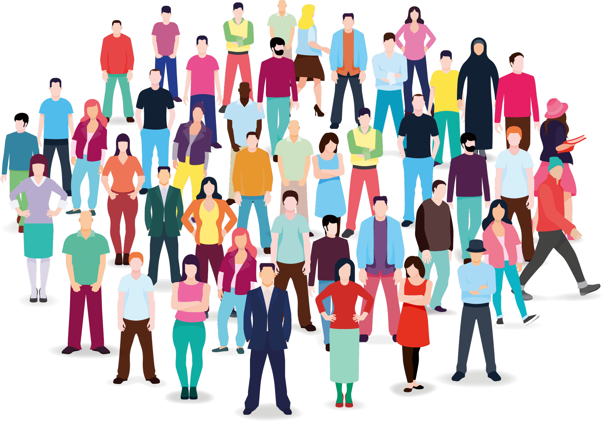 Populations Clip Art Library