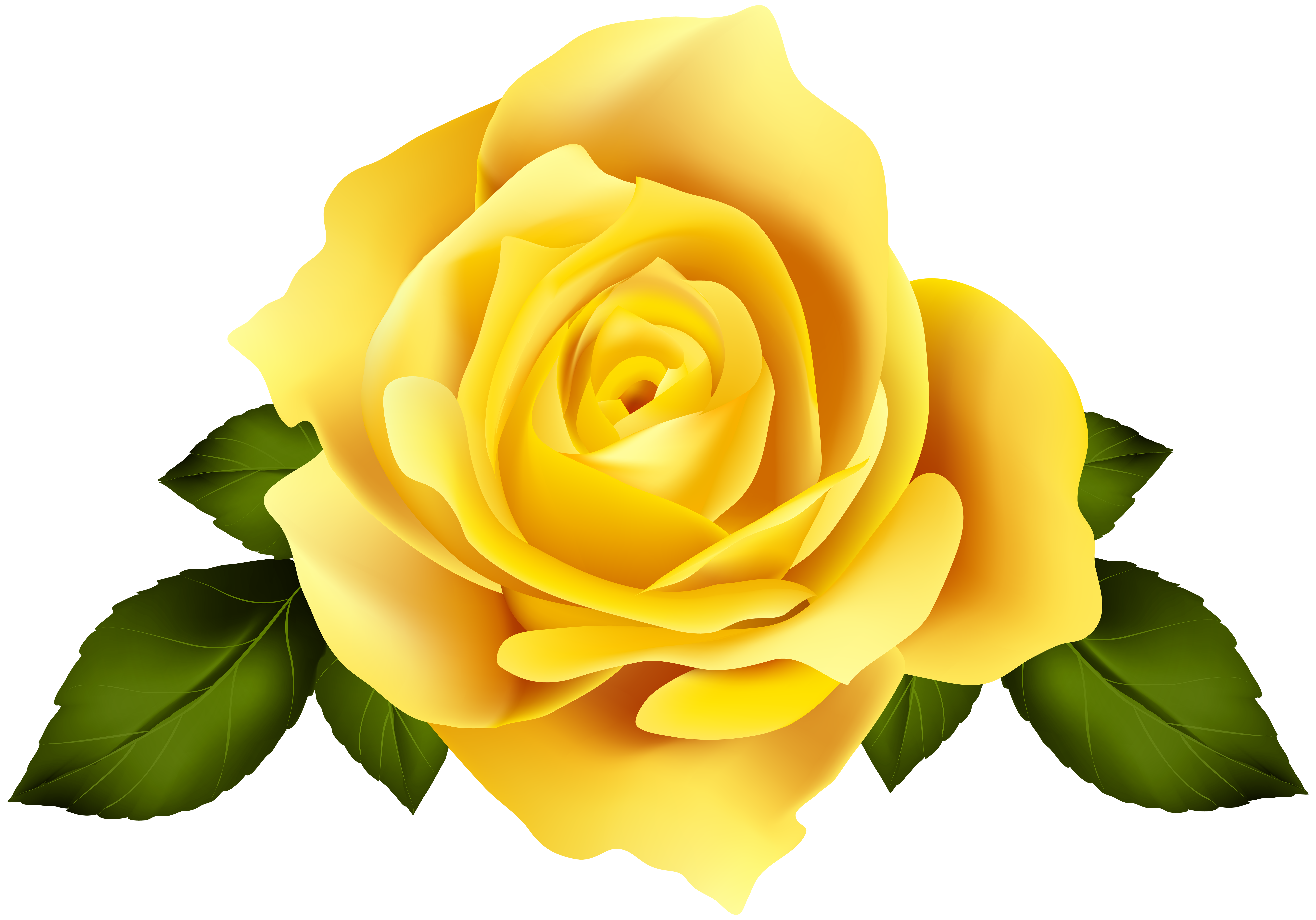Yellow Rose Illustration - Elegant Floral Art for Design & Inspiration