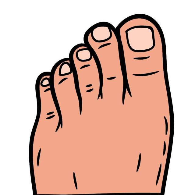 big toes - Clip Art Library