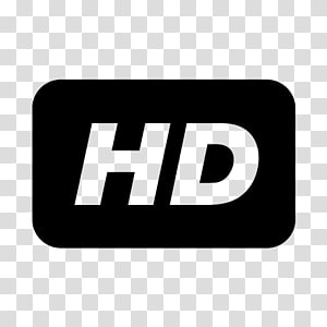 Black rounded rectangle icon with white "HD" letters indicating high-definition video quality.