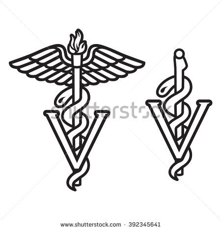Veterinary Caduceus Symbols - Official Emblems of Veterinary Medicine