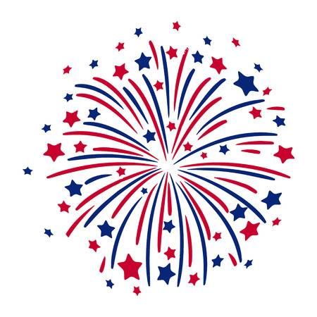 Patriotic Fireworks Clipart - Free Download for Independence Day & Celebrations
