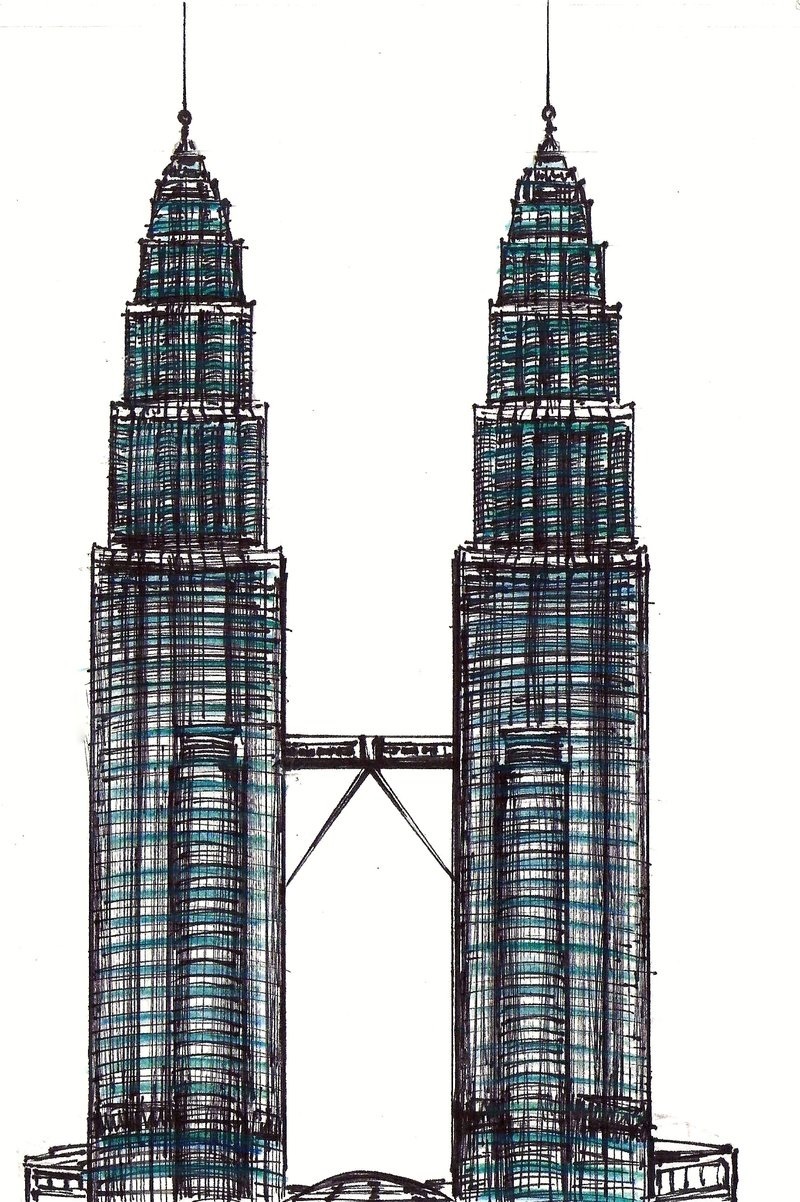 Twin Tower Hd Transparent, Urban Architecture Chongqing Twin Tower ...
