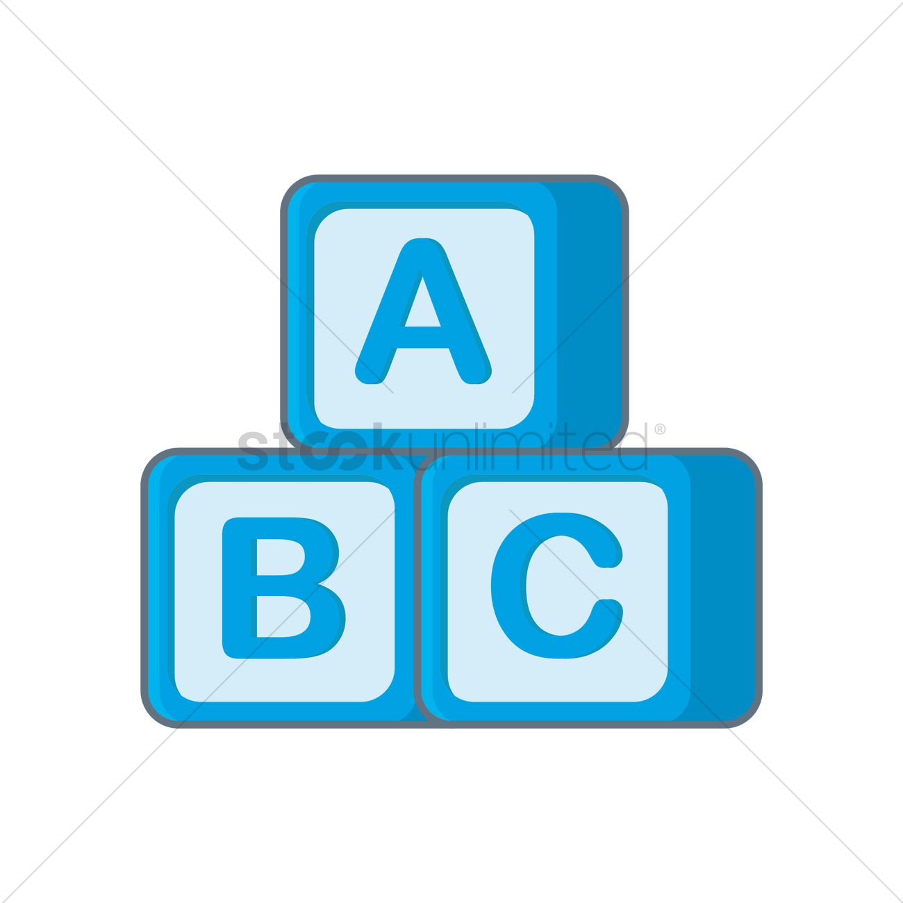 Abc Blocks Clip Art Library