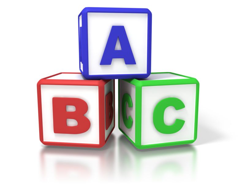 abc blocks - Clip Art Library