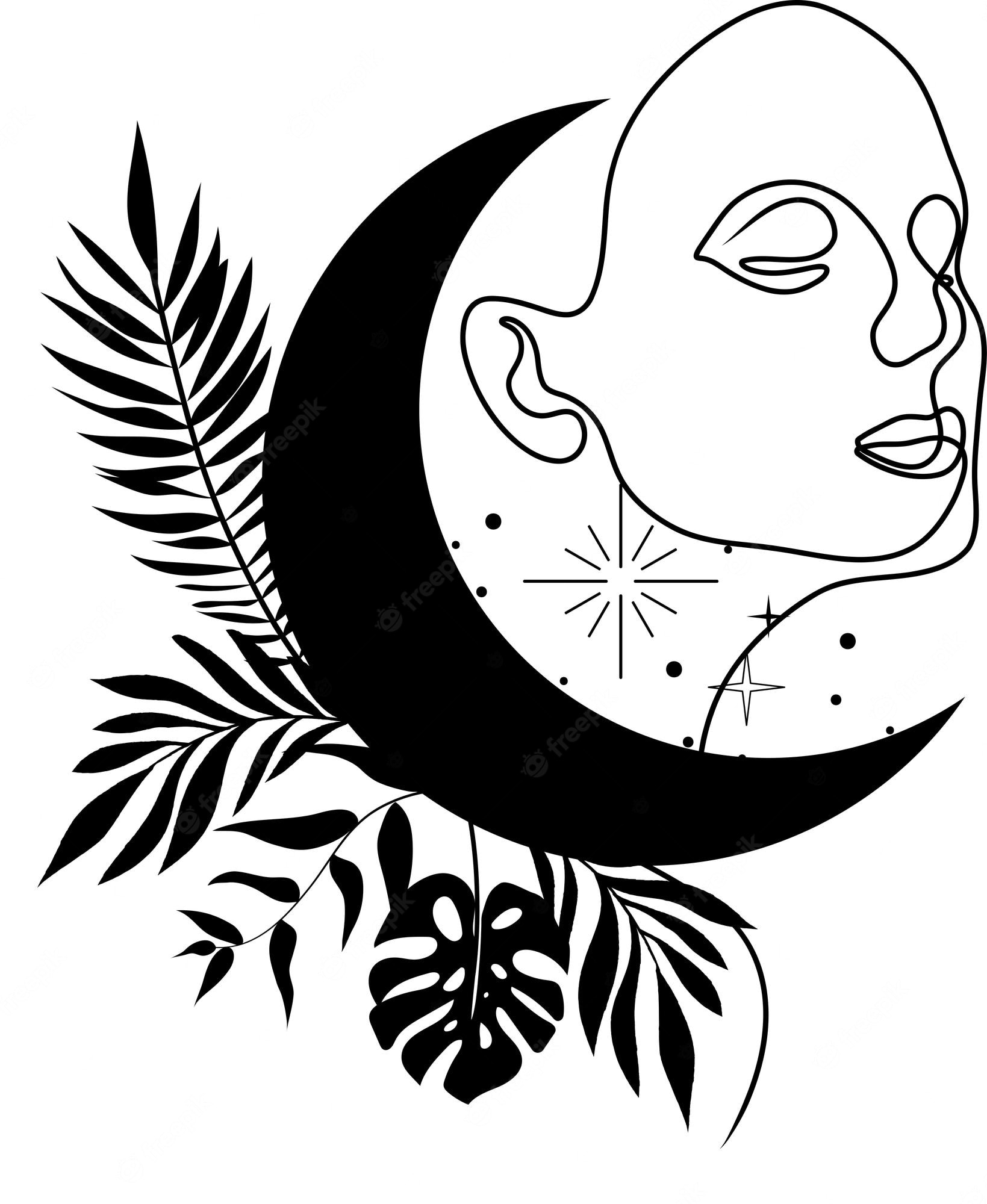 Crescent Moon silhouette.ai Royalty Free Stock SVG Vector and Clip Art ...