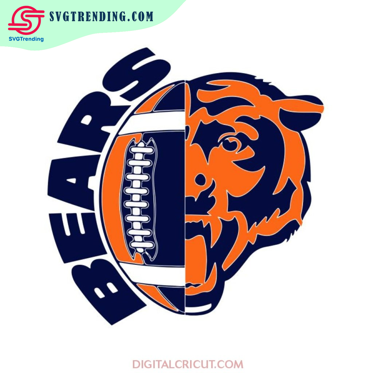 Free Chicago Bears Black And White Logo, Download Free Chicago Bears Black  And White Logo png images, Free ClipArts on Clipart Library