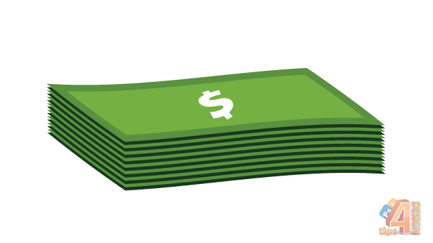 how to draw a stack of money