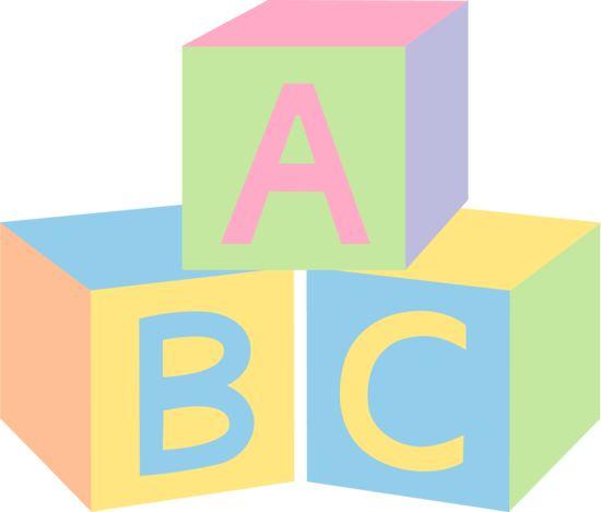 Colorful ABC alphabet blocks stacked in a pyramid, ideal for early childhood learning and literacy development.