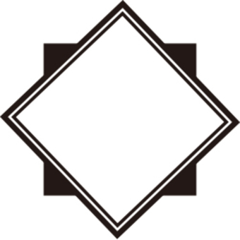 Minimalist Diamond Frame SVG - Clean Border Design for Web & Print