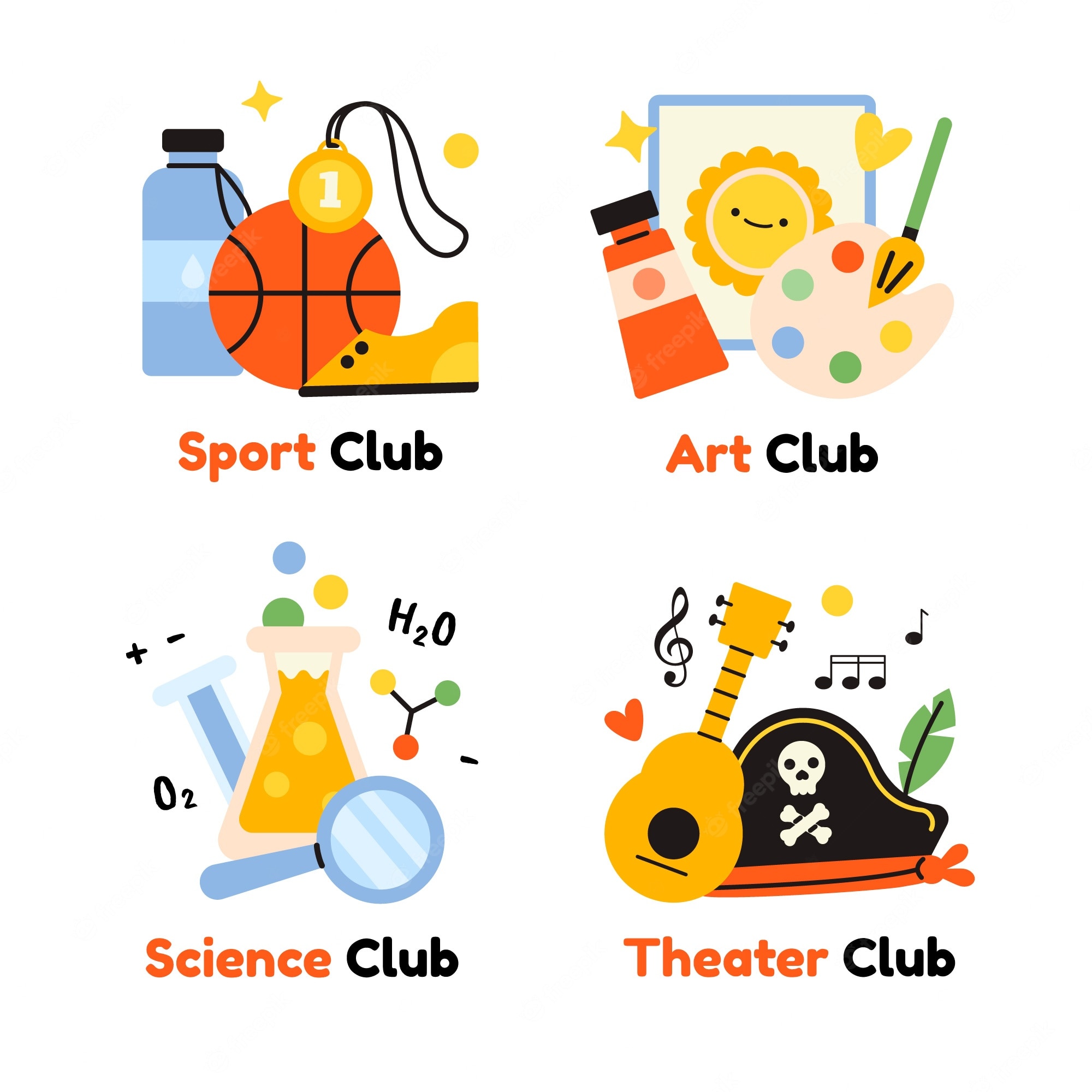 school clubs - Clip Art Library